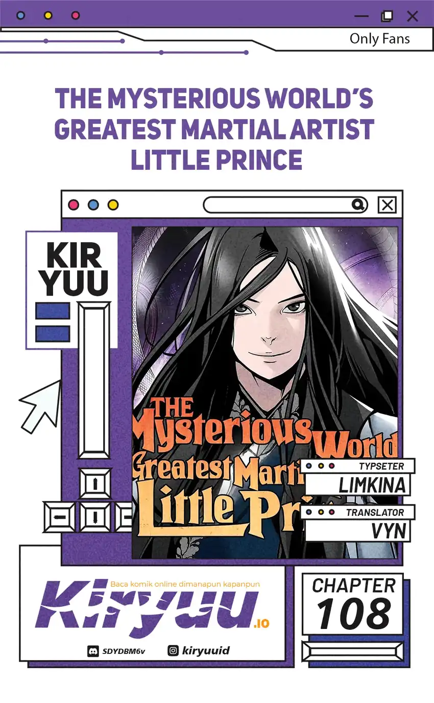 Komik The Mysterious World’s Greatest Martial Artist Little Prince Chapter 108 gambar 1