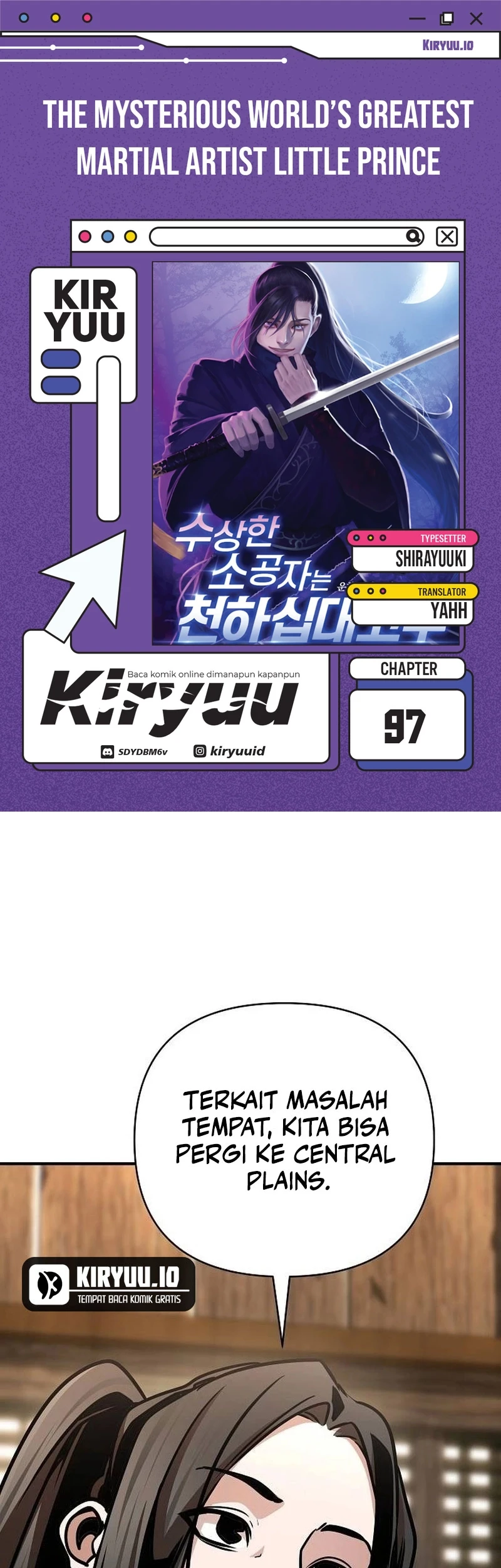 Komik The Mysterious World’s Greatest Martial Artist Little Prince Chapter 97 gambar 1