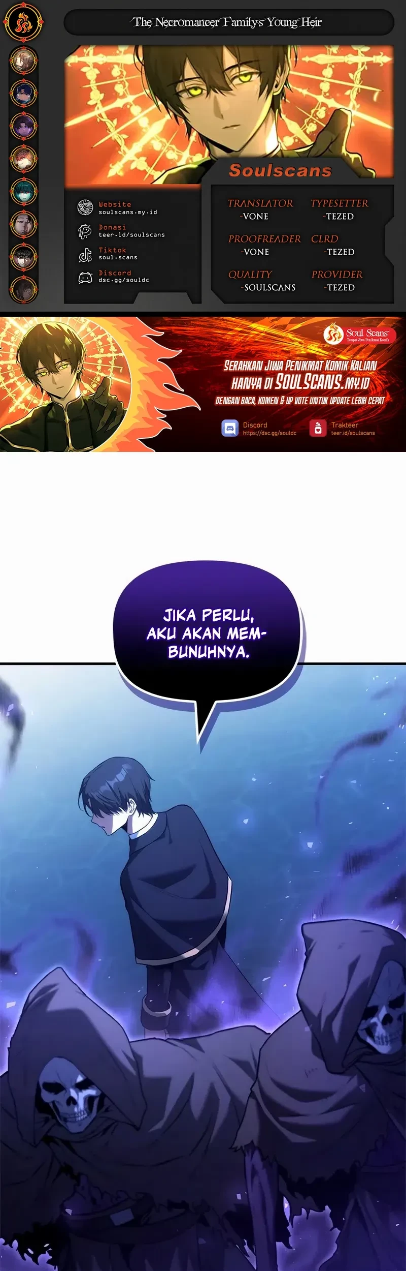 Komik The Necromancer Family’s Young Heir Chapter 39 gambar nomor 1