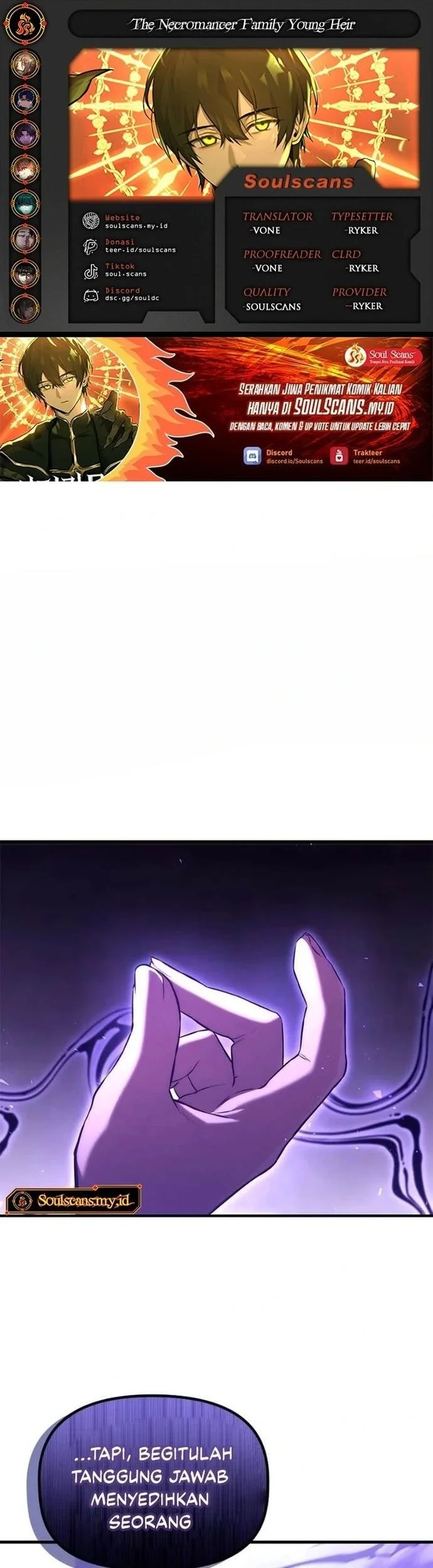 Komik The Necromancer Family’s Young Heir Chapter 45 gambar nomor 1