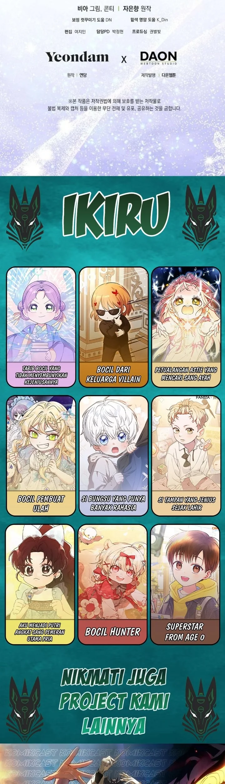 The Oracle of the Villainous Baby Chapter 15 Gambar 57