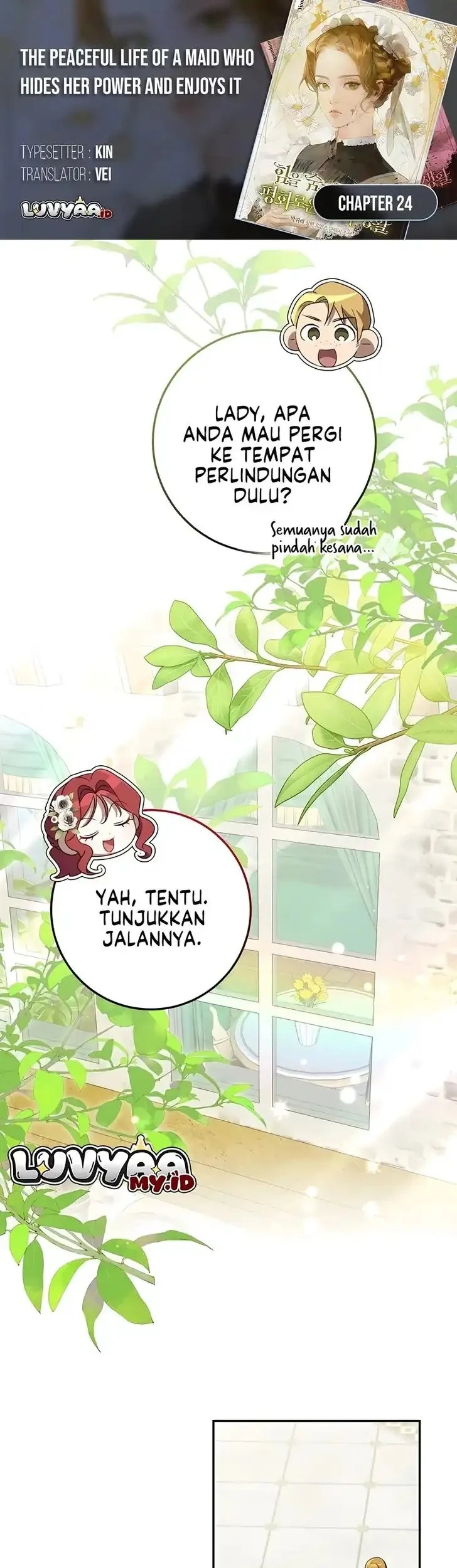 Komik The Peaceful Life of a Maid Who Hides Her Power and Enjoys It Chapter 24 gambar 1