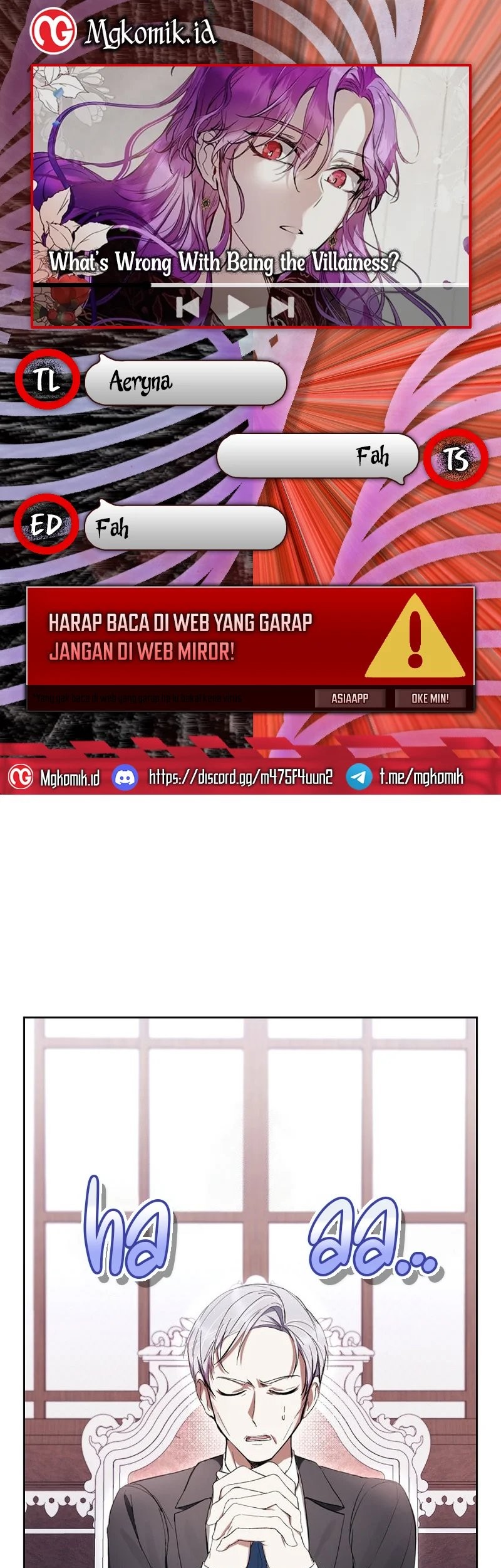 Baca Komik The Perks of Being a Villainess Chapter 63 Gambar 1