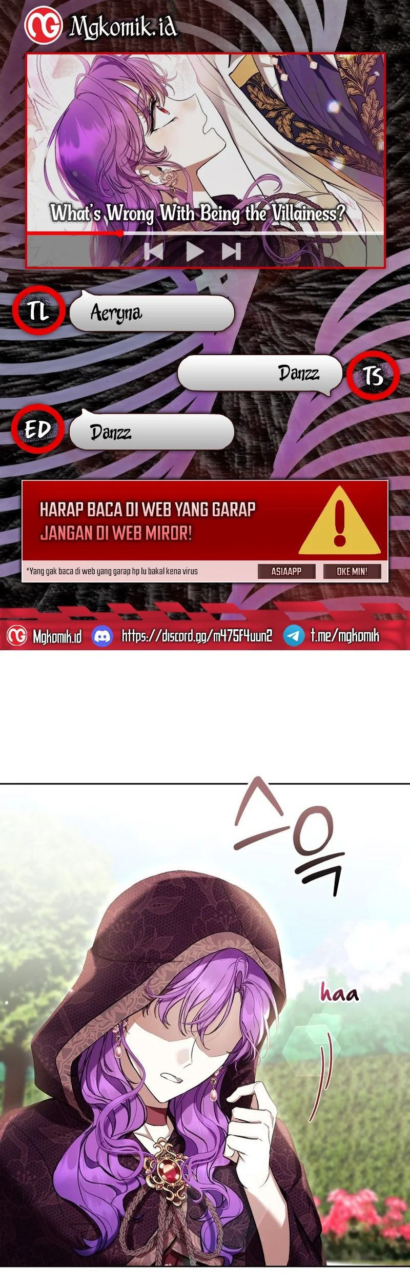 Baca Komik The Perks of Being a Villainess Chapter 65 Gambar 1