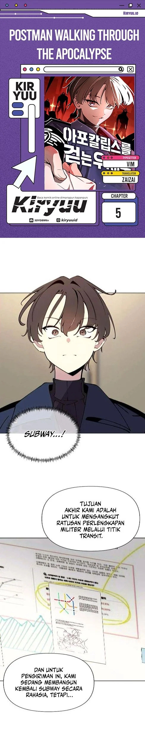 Komik The Postman Walking Through the Apocalypse Chapter 5 gambar 1