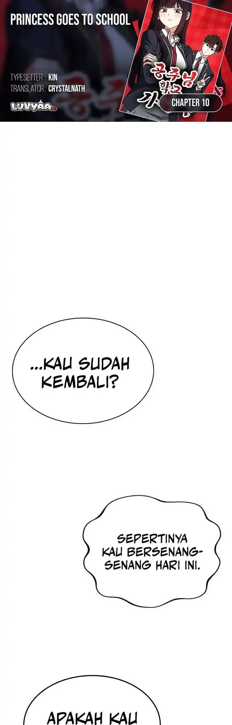 Komik The Princess Goes to School Chapter 10 gambar 1