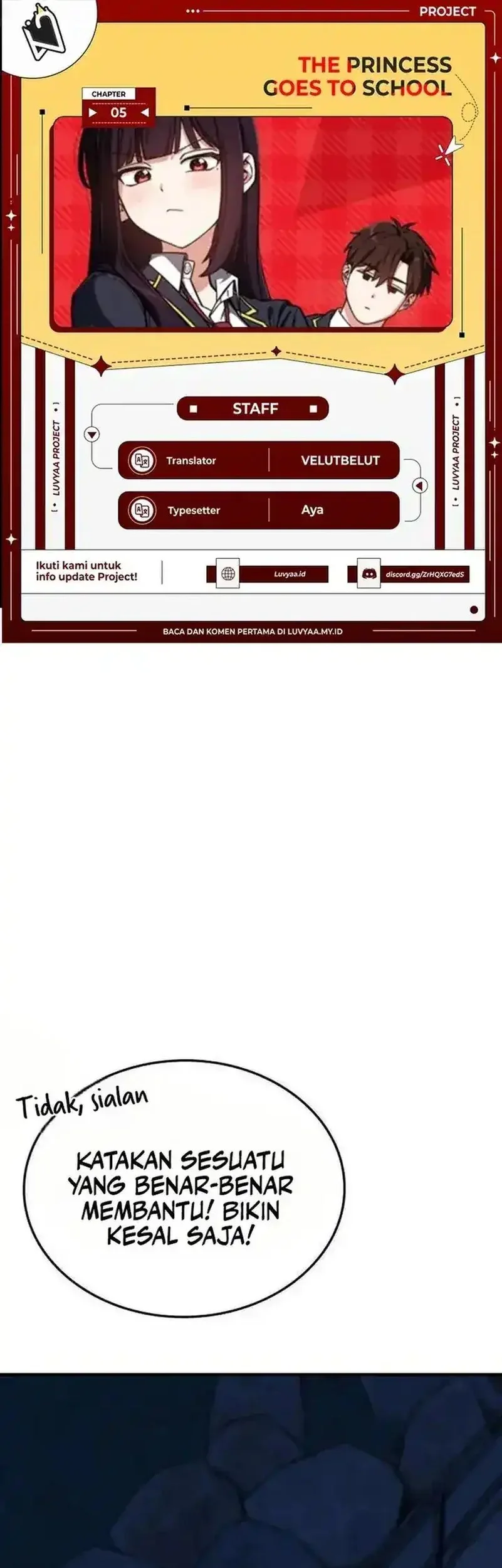 Komik The Princess Goes to School Chapter 5 gambar 1