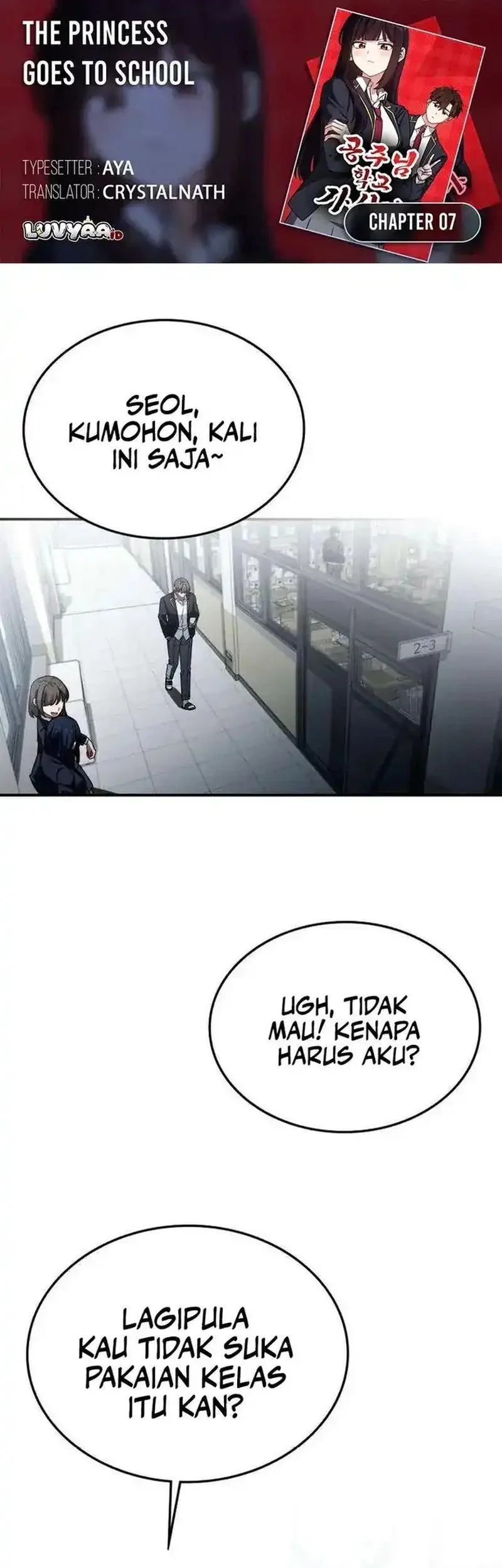 Komik The Princess Goes to School Chapter 7 gambar 1