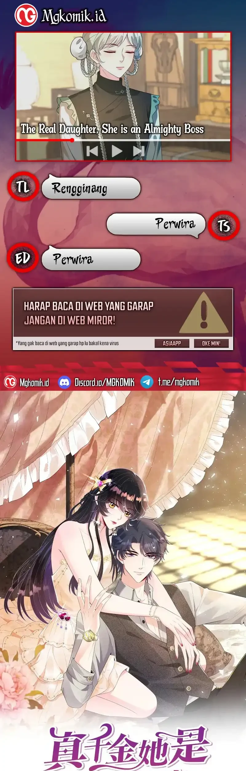 Komik The Real Daughter, She Is an Almighty Boss Chapter 158 gambar 1