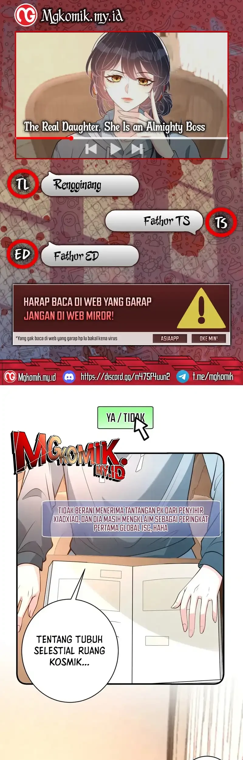 Komik The Real Daughter, She Is an Almighty Boss Chapter 167 gambar 1
