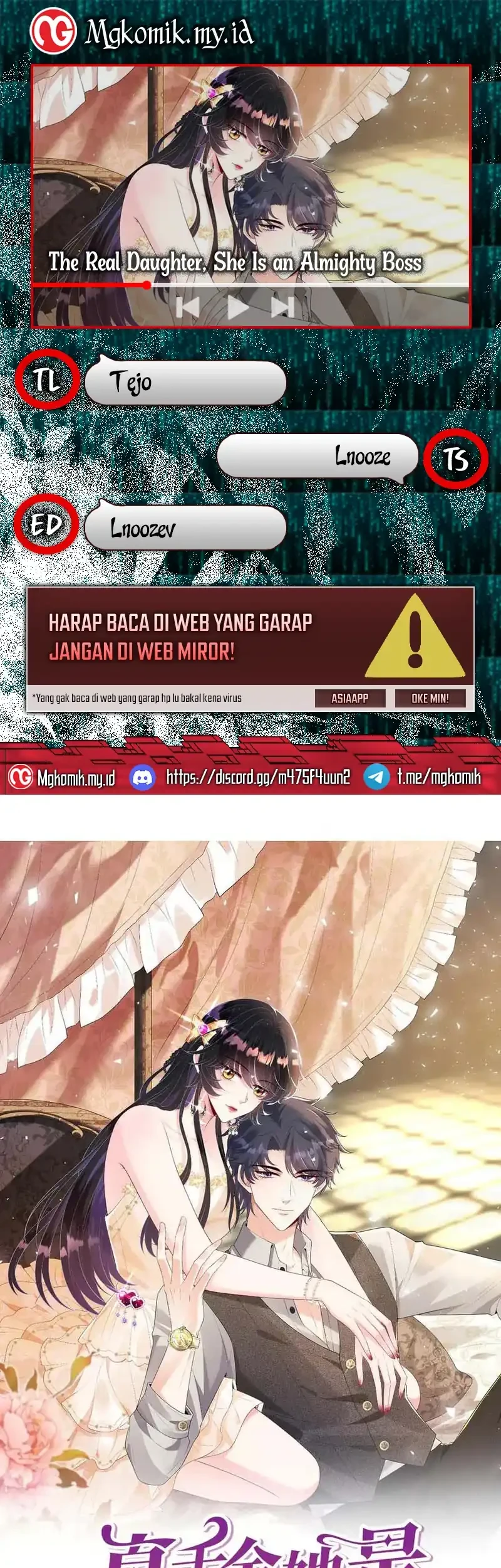 Komik The Real Daughter, She Is an Almighty Boss Chapter 180 gambar 1