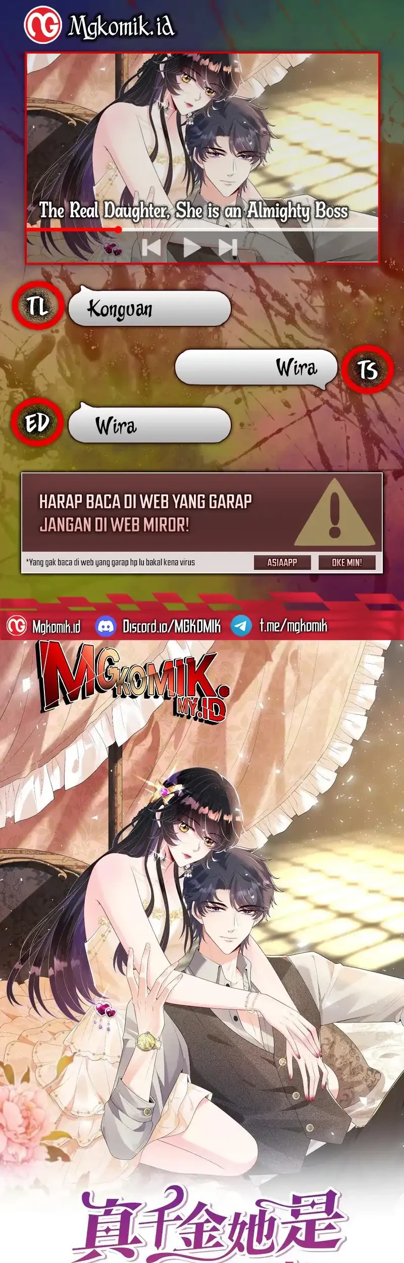 Komik The Real Daughter, She Is an Almighty Boss Chapter 184 gambar 1