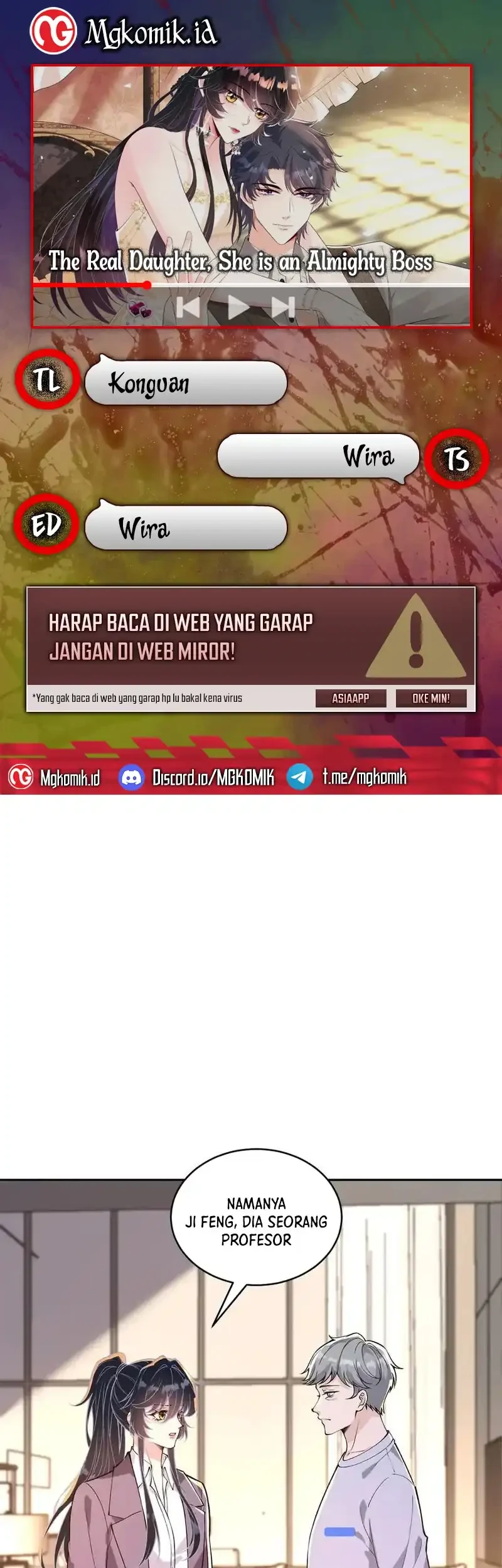 Komik The Real Daughter, She Is an Almighty Boss Chapter 185 gambar 1