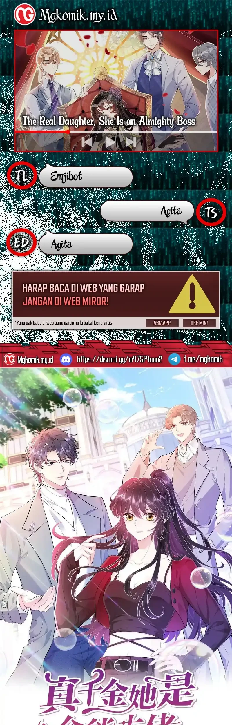 Komik The Real Daughter, She Is an Almighty Boss Chapter 40 gambar 1