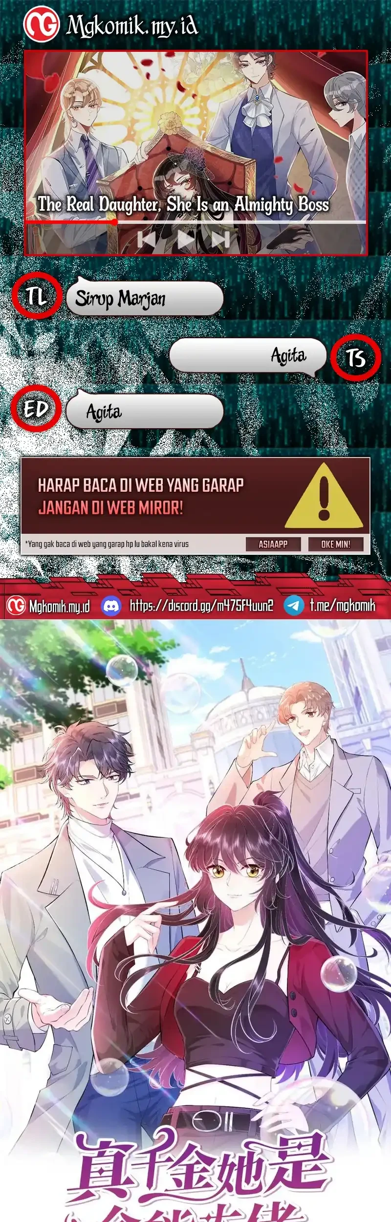 Komik The Real Daughter, She Is an Almighty Boss Chapter 78 gambar 1