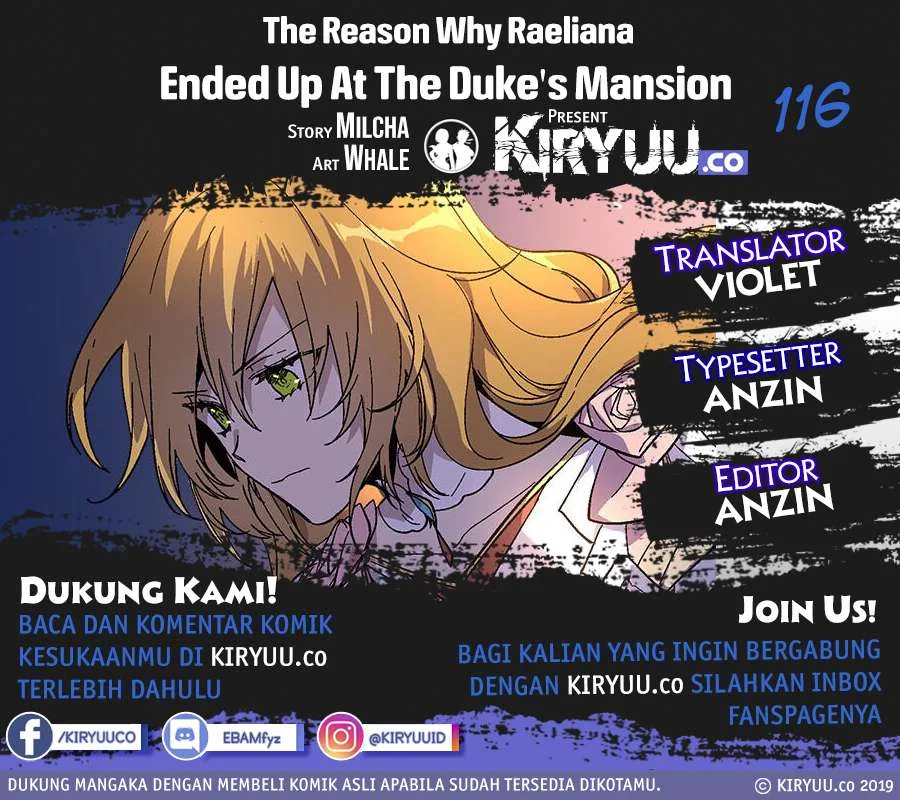 Manhwa The Reason Why Raeliana Ended up at the Duke’s Mansion Chapter 116 gambar 2