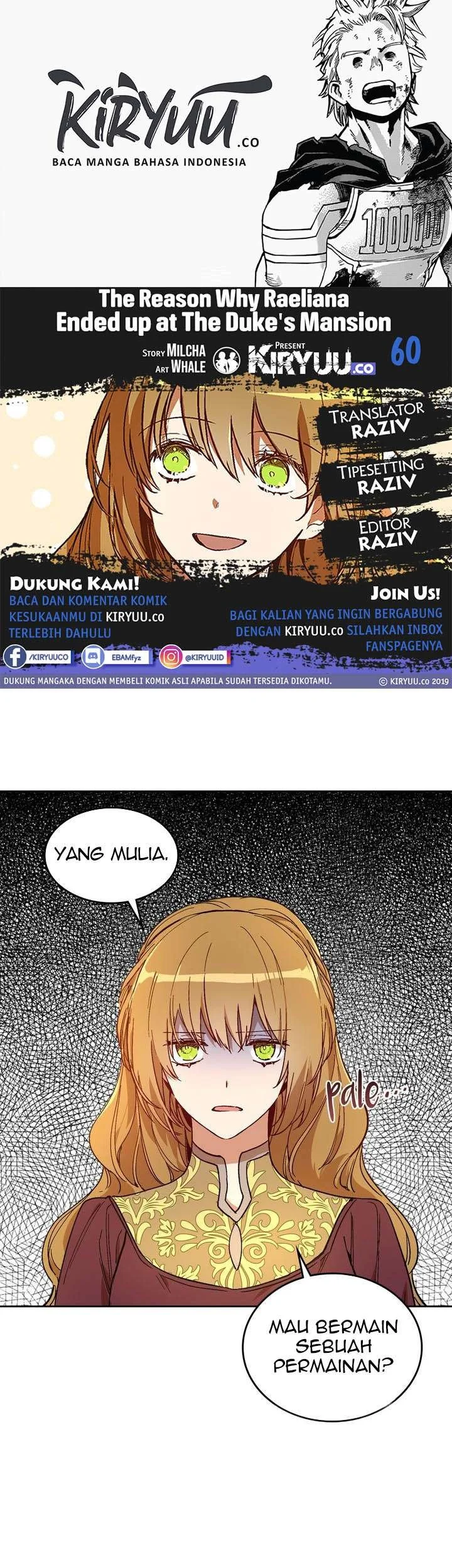 Komik The Reason Why Raeliana Ended up at the Duke’s Mansion Chapter 60 gambar 1