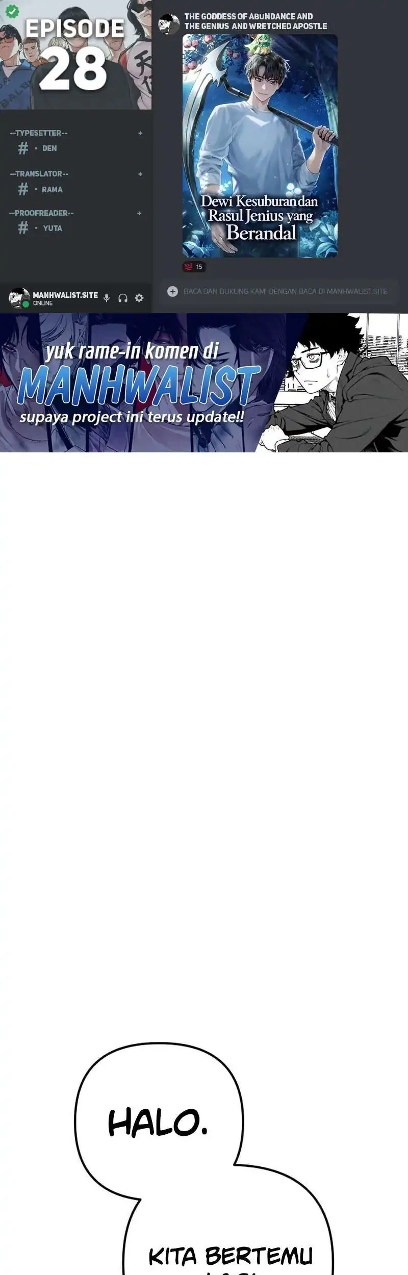 Komik The Rebellious Apostle of the Harvest Goddess Chapter 28 gambar 1