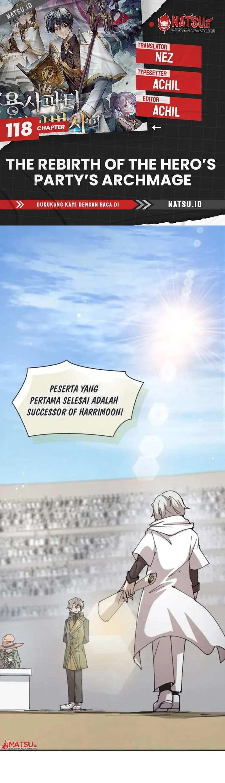Komik The Rebirth of the Hero’s Party’s Archmage Chapter 118 gambar nomor 1