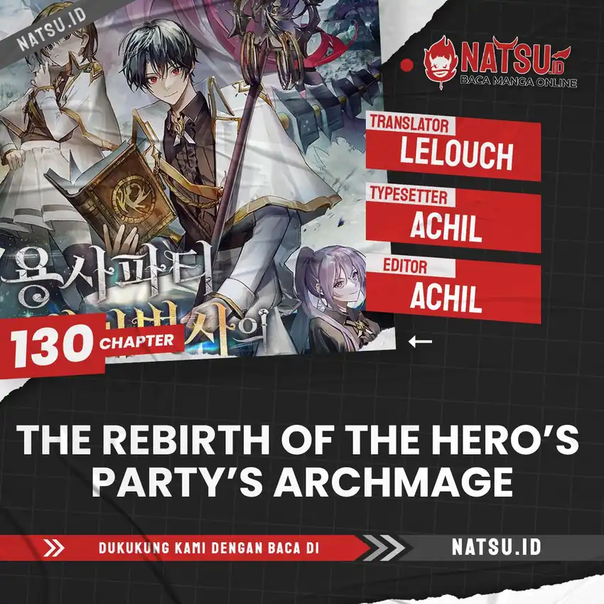 Komik The Rebirth of the Hero’s Party’s Archmage Chapter 130 gambar 1