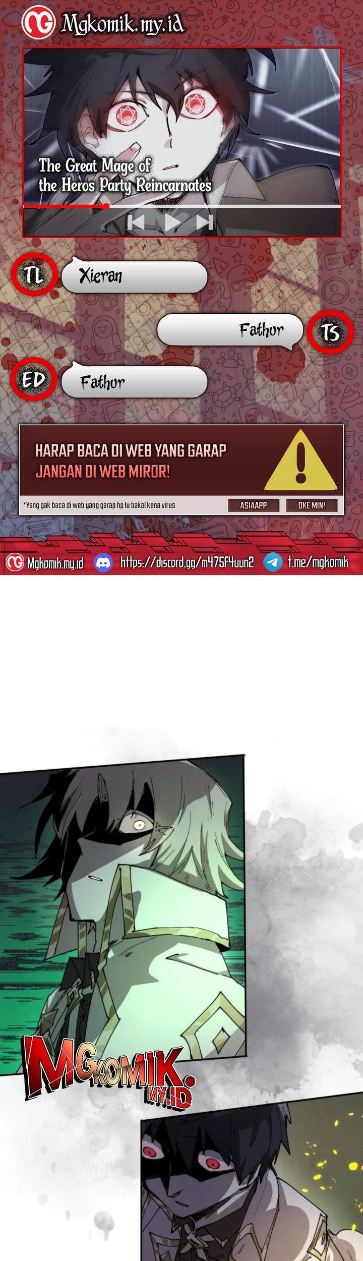 Baca Komik The Rebirth of the Hero’s Party’s Archmage Chapter 83 Gambar 1