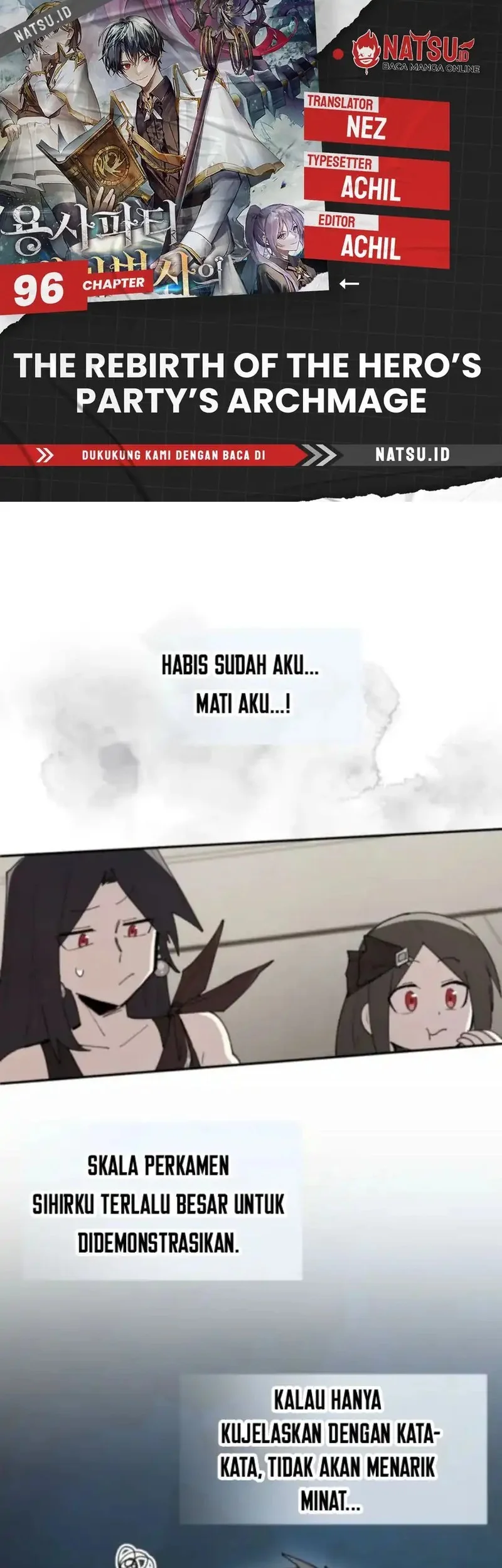 Baca Komik The Rebirth of the Hero’s Party’s Archmage Chapter 96 Gambar 1