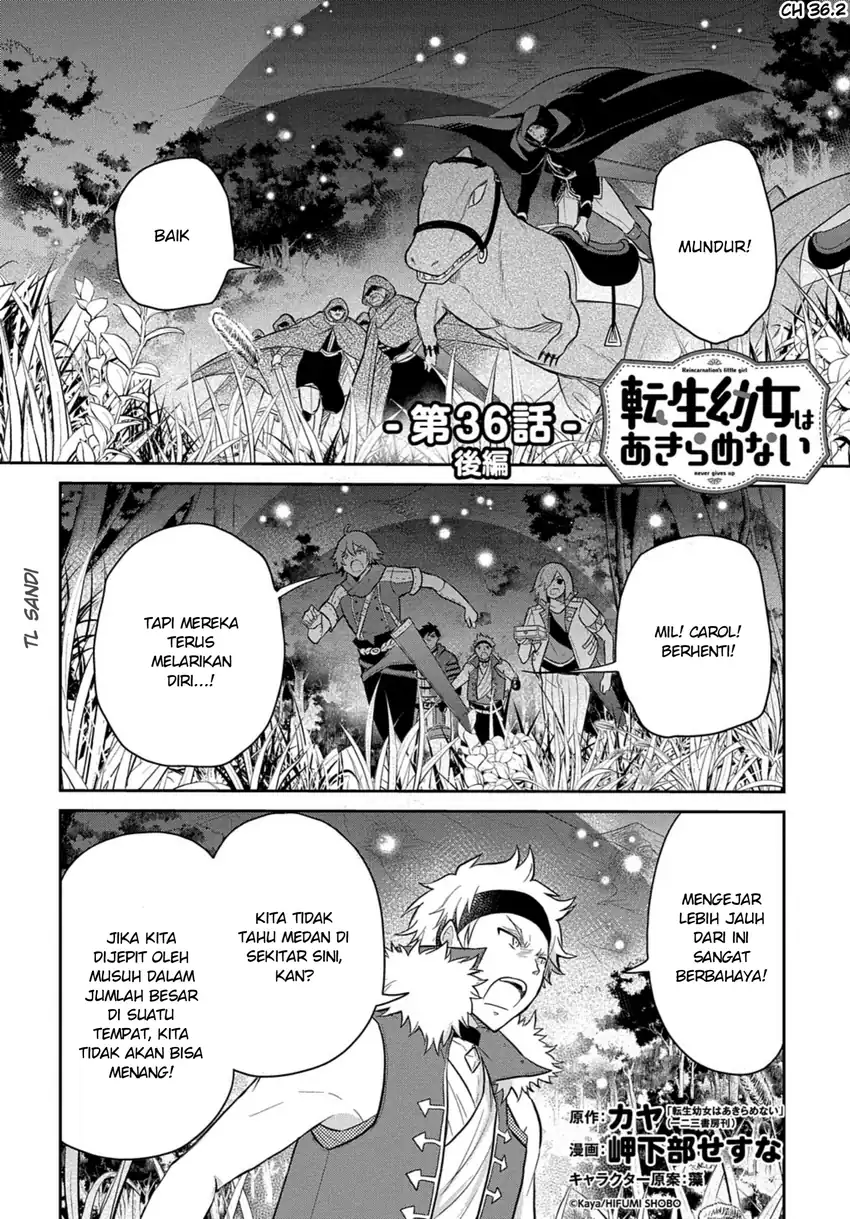Komik The Reborn Little Girl Won’t Give Up Chapter 36.2 gambar 1