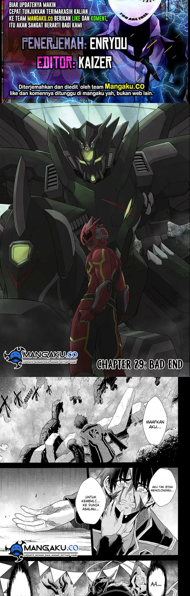 Baca Komik The Red Ranger Becomes an Adventurer in Another World Chapter 29 Gambar 1