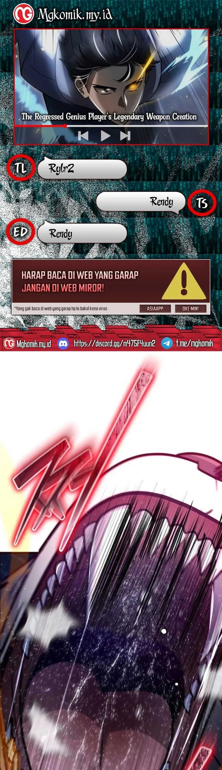 Baca Komik The Regressed Genius Player’s Legendary Weapon Creation Chapter 42 Gambar 1