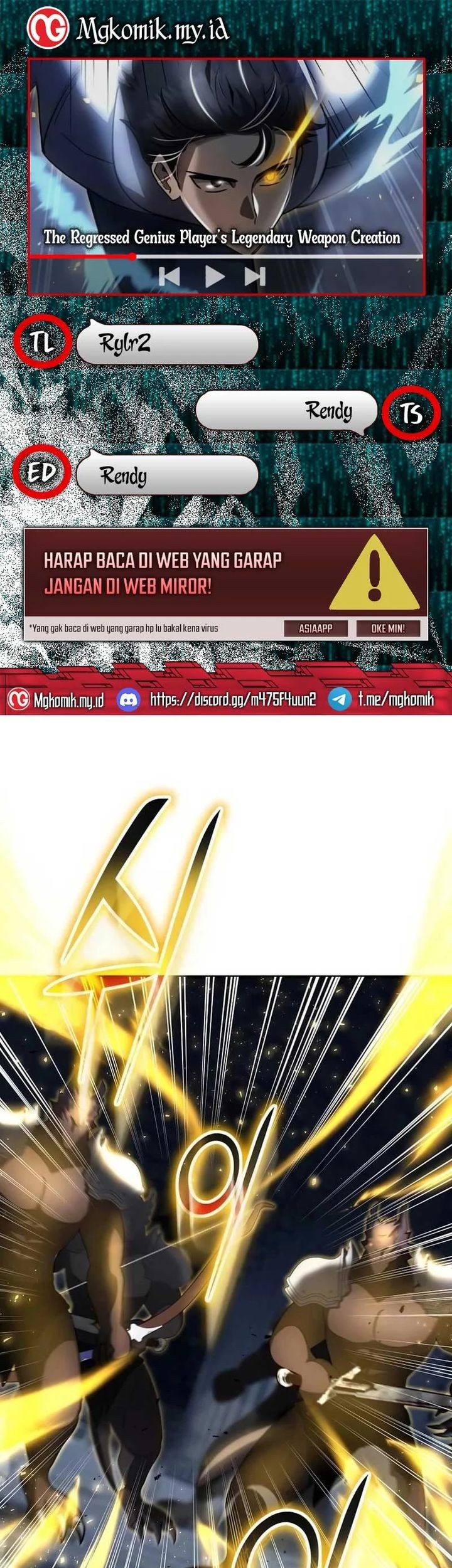Baca Komik The Regressed Genius Player’s Legendary Weapon Creation Chapter 43 Gambar 1