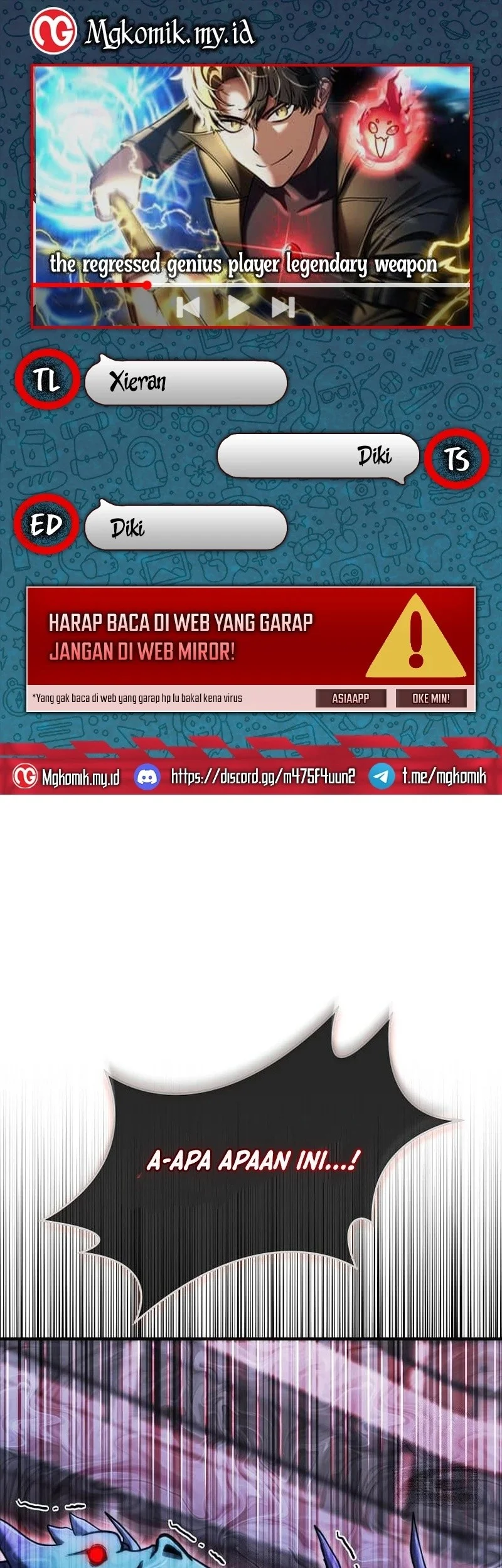 Komik The Regressed Genius Player’s Legendary Weapon Creation Chapter 64 gambar nomor 1