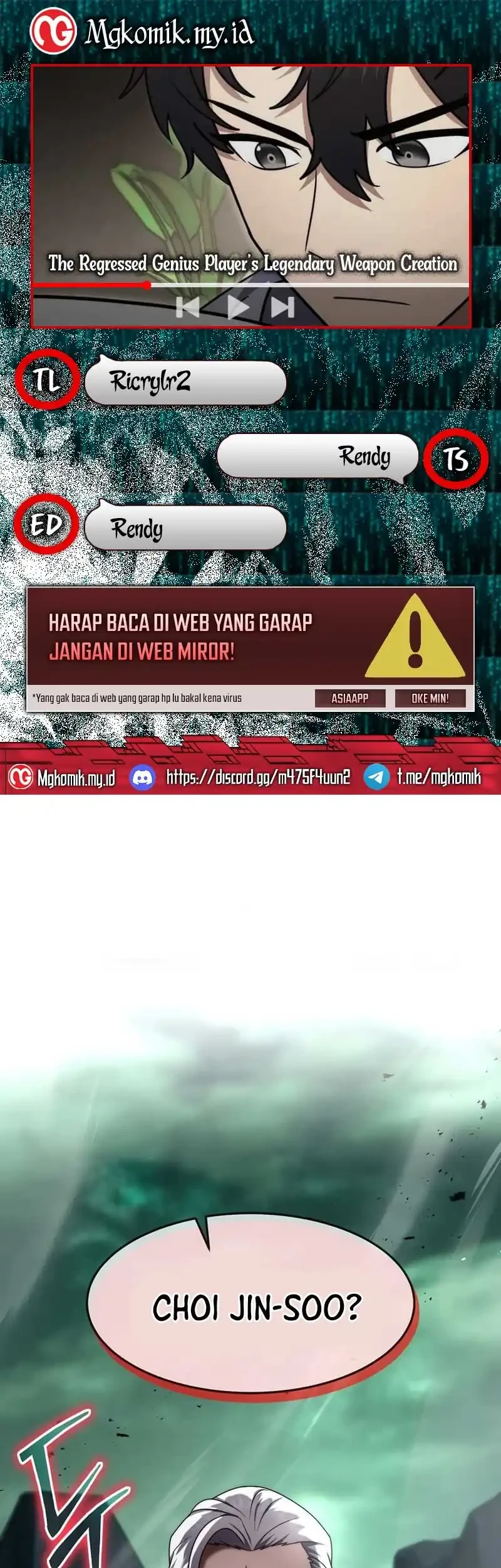 Komik The Regressed Genius Player’s Legendary Weapon Creation Chapter 67 gambar nomor 1