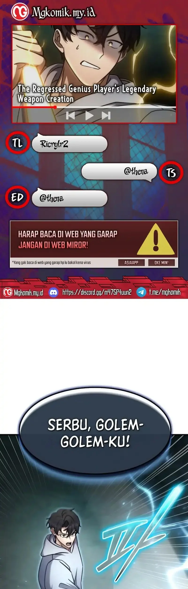 the regressed genius players legendary weapon creation chapter 69 - Page 1