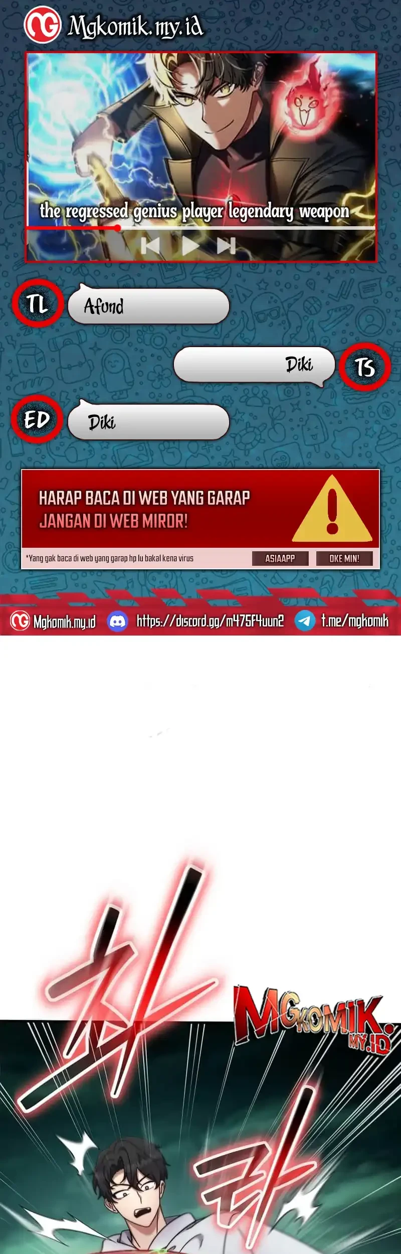 the regressed genius players legendary weapon creation chapter 70 - Page 1