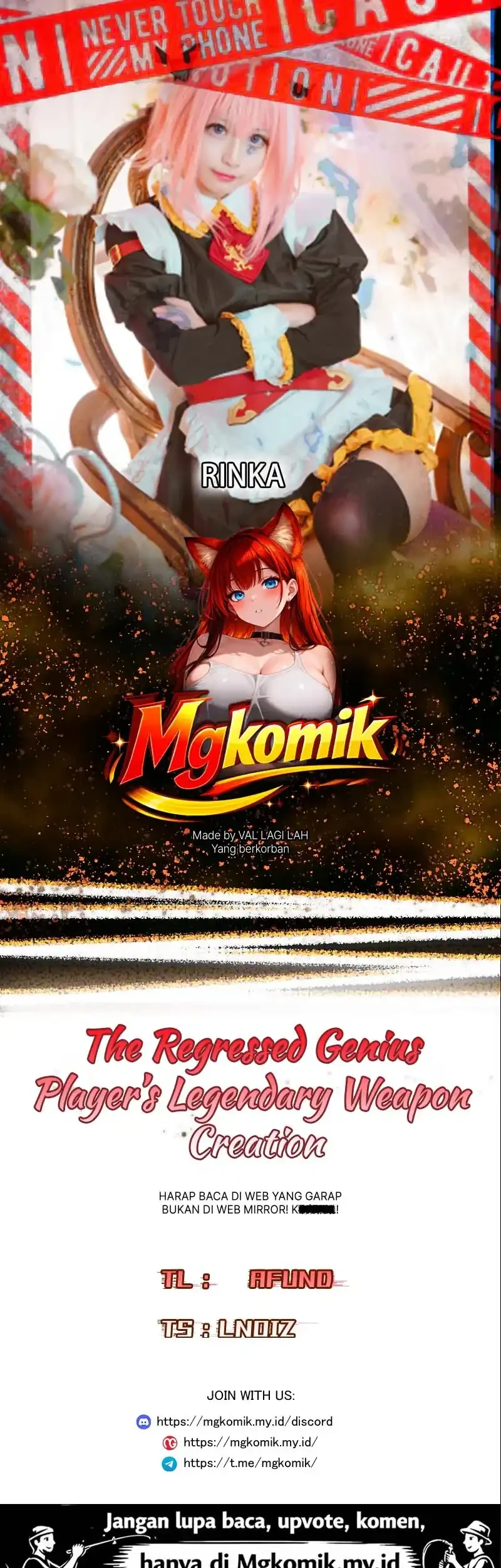 Komik The Regressed Genius Player’s Legendary Weapon Creation Chapter 77 gambar 1