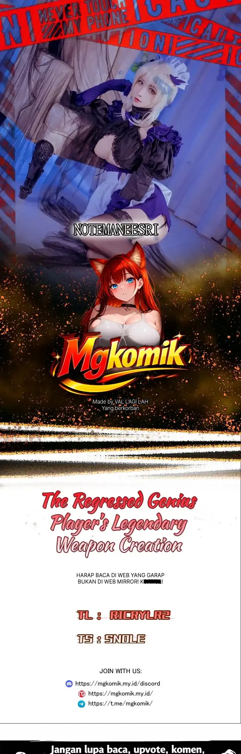 Komik The Regressed Genius Player’s Legendary Weapon Creation Chapter 82 gambar 1