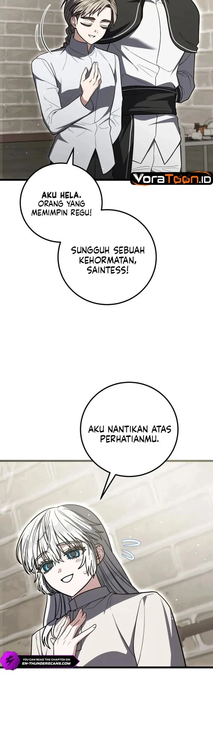 The Regressor and the Blind Saintess Chapter 16 halaman 34
