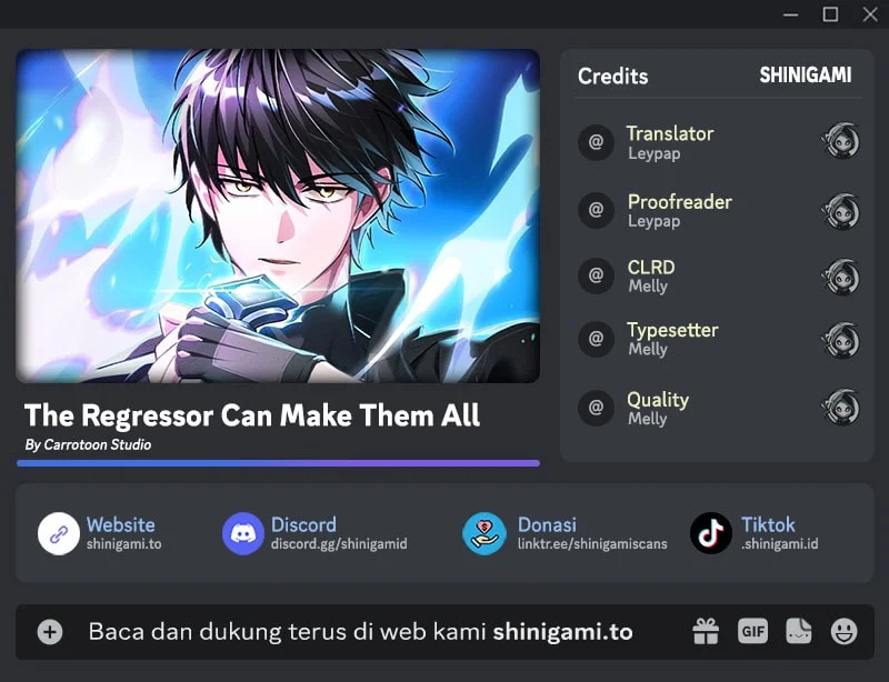 Komik The Regressor Can Make Them All Chapter 1 gambar 1