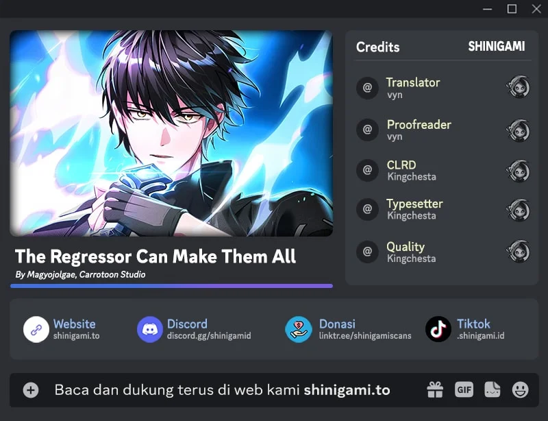 Komik The Regressor Can Make Them All Chapter 32 gambar 1
