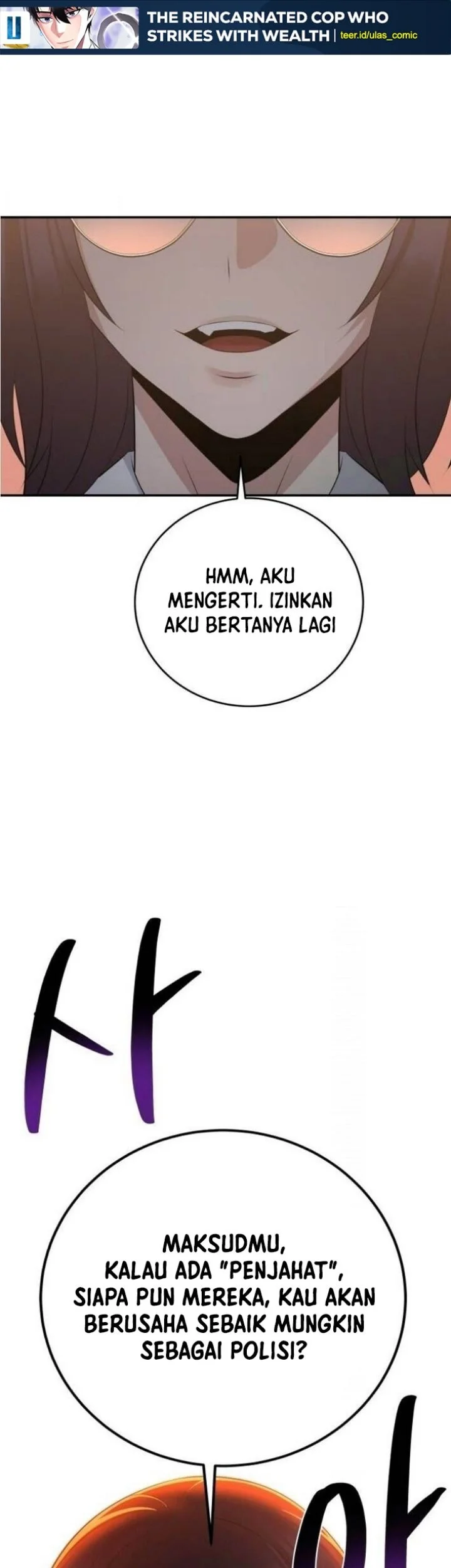 Baca Manhwa The Reincarnated Cop Who Strikes With Wealth Chapter 55 Gambar 2