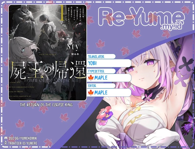 Baca Komik The Return of the Corpse King (Shikabane Ou no Kikan) Chapter 3.1 Gambar 1