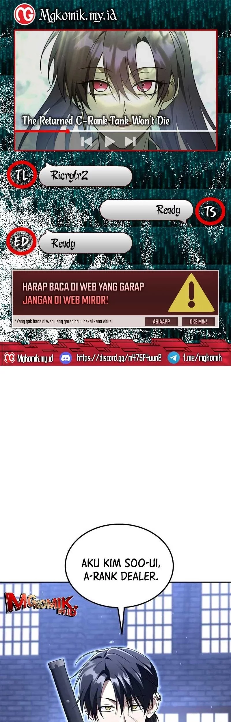 Komik The Returned C-Rank Tank Won’t Die! Chapter 32 gambar nomor 1
