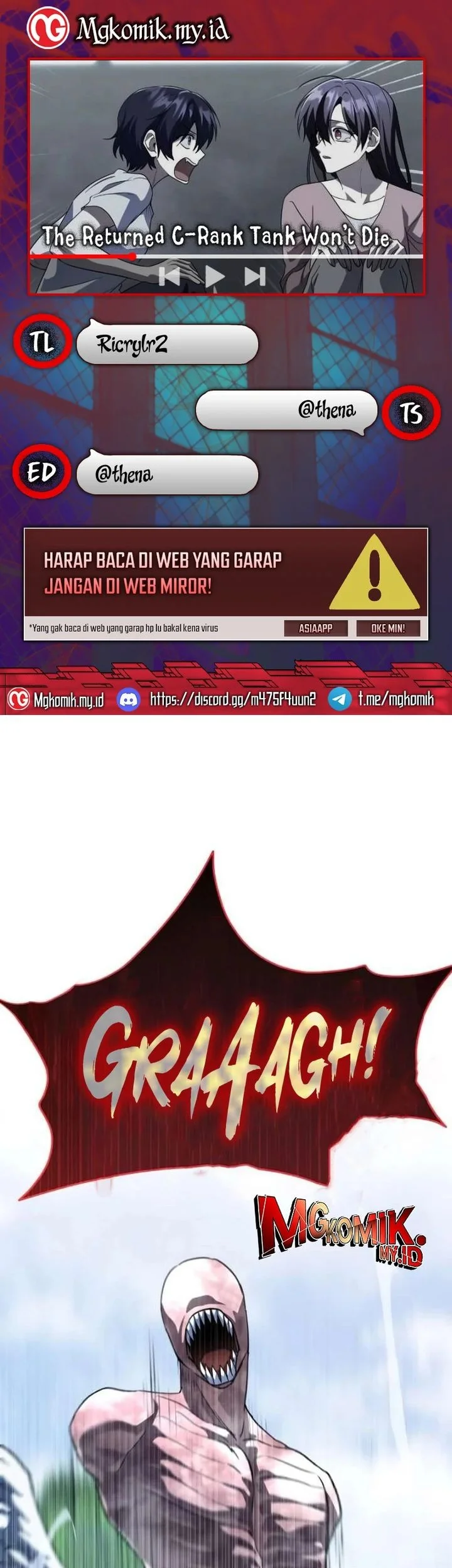 Baca Komik The Returned C-Rank Tank Won’t Die! Chapter 36 Gambar 1