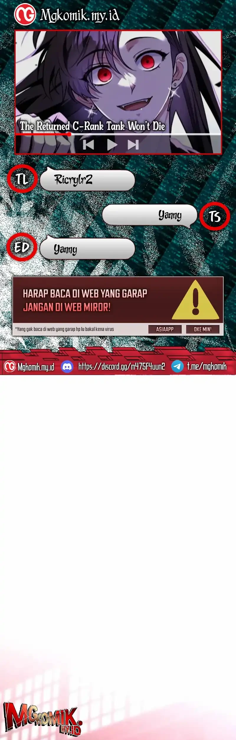 Komik The Returned C-Rank Tank Won’t Die! Chapter 45 gambar 1