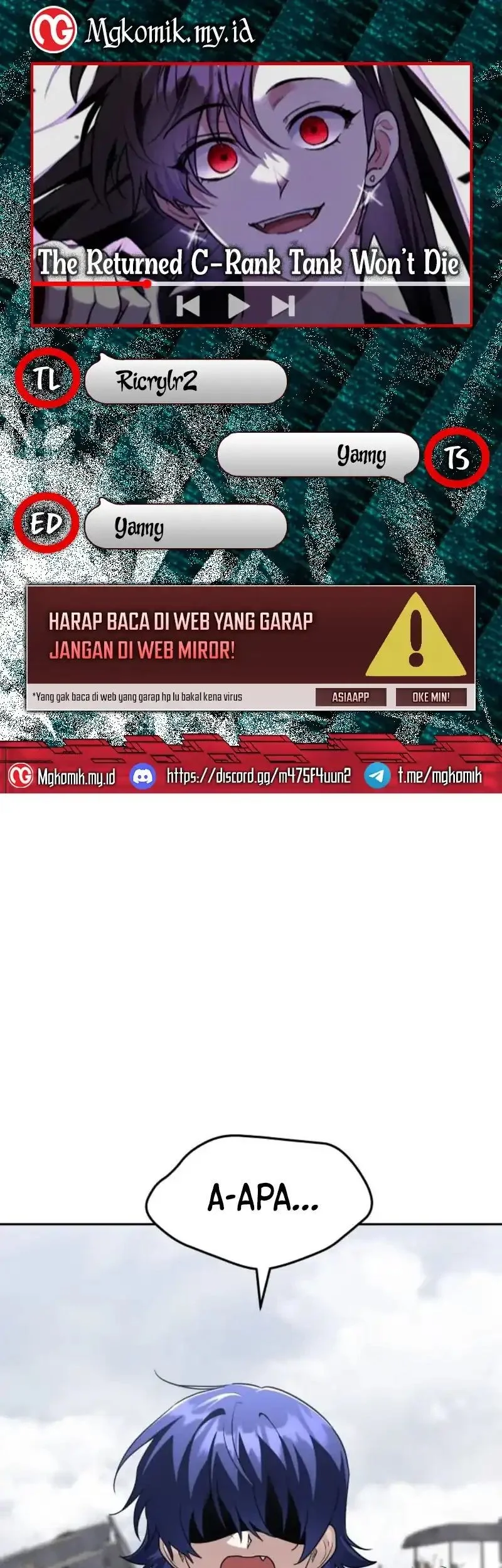 Komik The Returned C-Rank Tank Won’t Die! Chapter 46 gambar 1