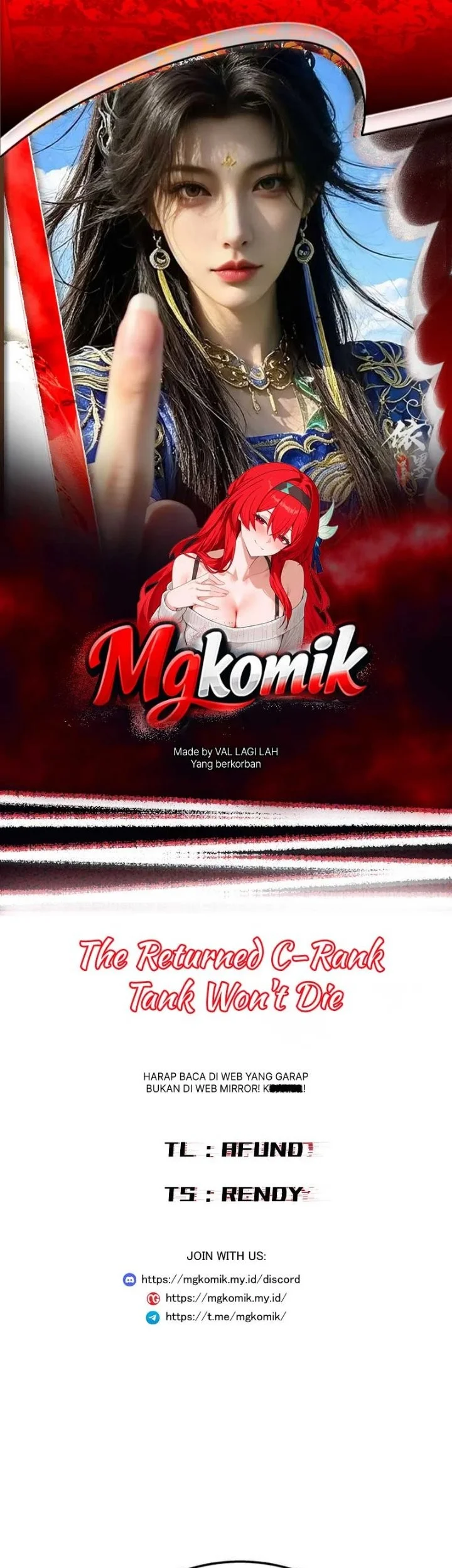 The Returned C-Rank Tank Won’t Die! Chapter 66 Halaman 1