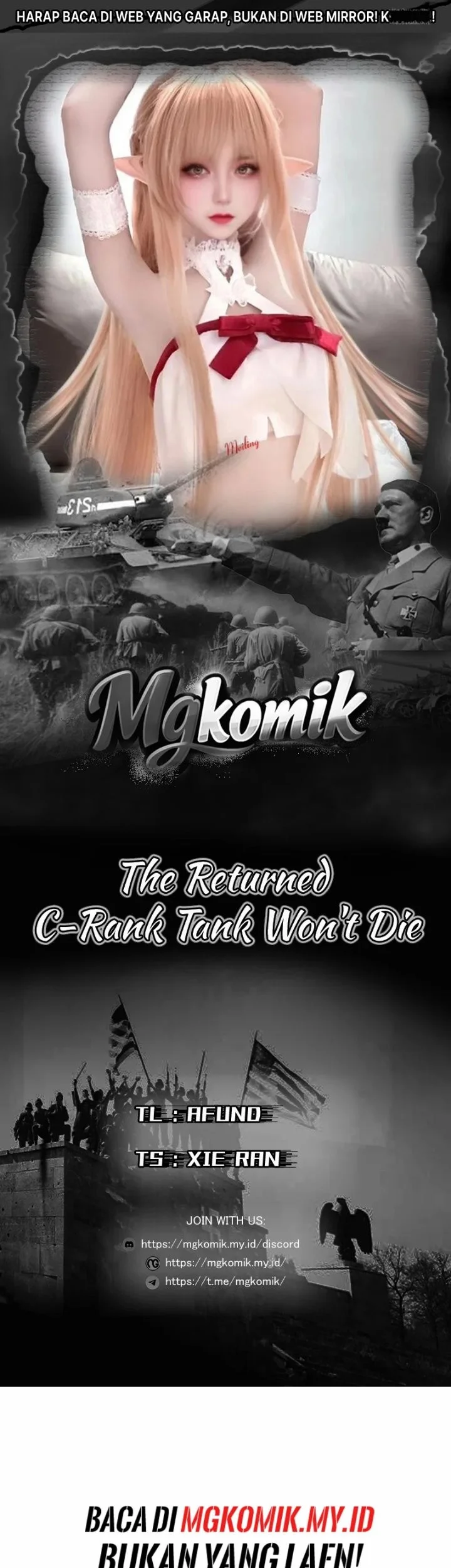 The Returned C-Rank Tank Won’t Die! Chapter 70 Halaman 1