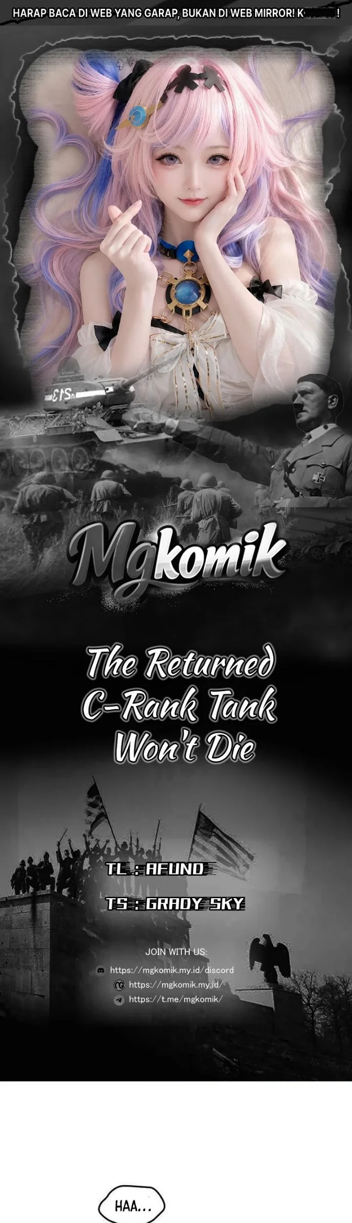 Komik The Returned C-Rank Tank Won’t Die! Chapter 72 gambar 1