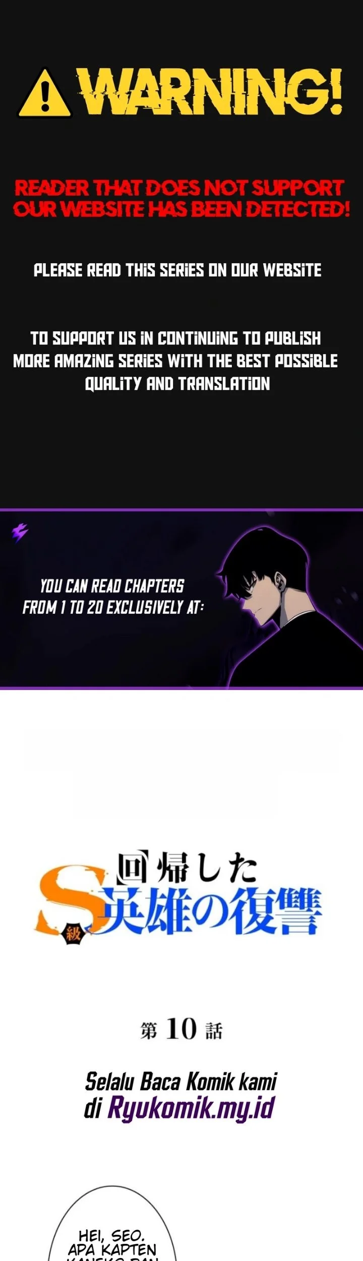 The Revenge of the Regressed S-Class Hero Chapter 10 halaman 3