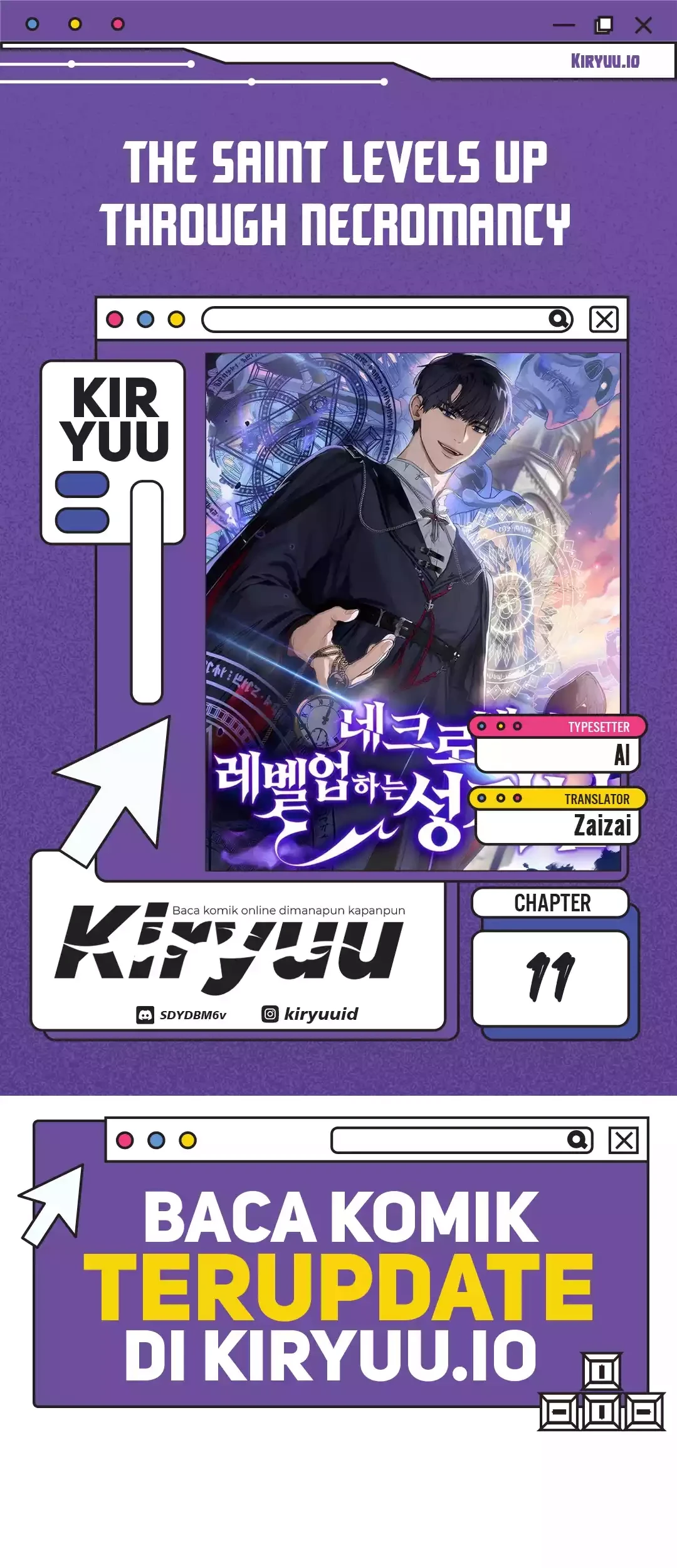 Komik The Saint Levels Up Through Necromancy Chapter 11 gambar 1